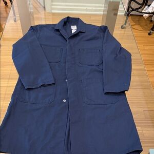 Men's Navy Blue Big Blue Work Coat  42 reg